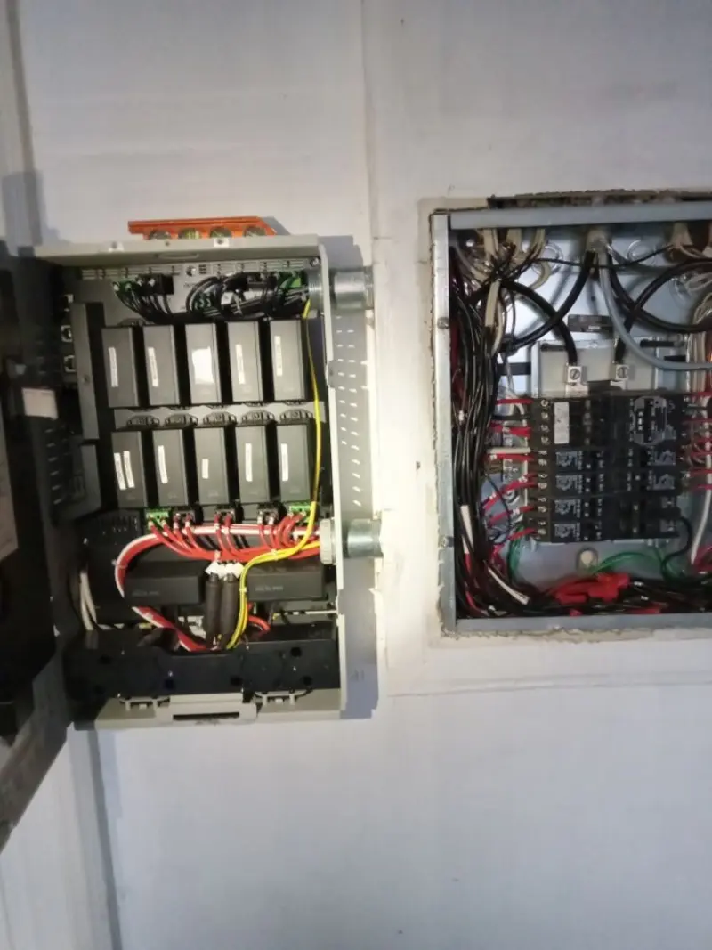 Electrical panel upgrade completed for Security Camera Wiring in Floral City